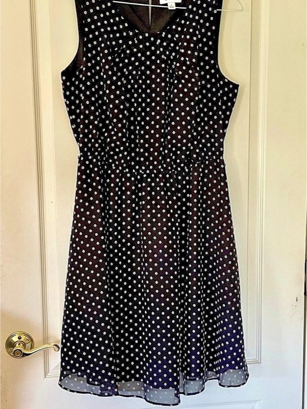 ELLE Floral Mini Dress Black & White Size Large